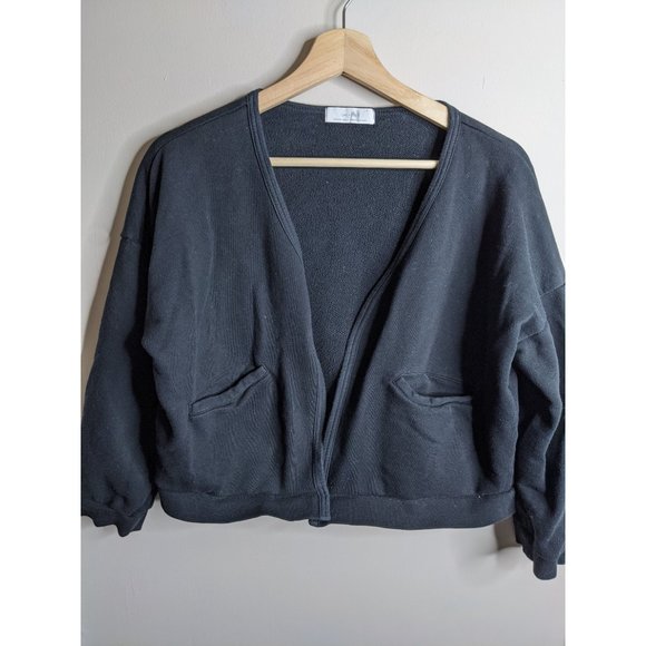 OAK + FORT Sweaters - OAK + FORT | Black Cardigan 3546